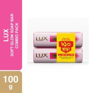 Lux Soap Bar Flawless Glow 90gX2 (Tk 10 off)